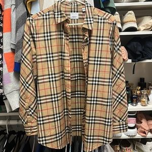 Burberry Women Button Down shirt. I wore once. Size US 10.